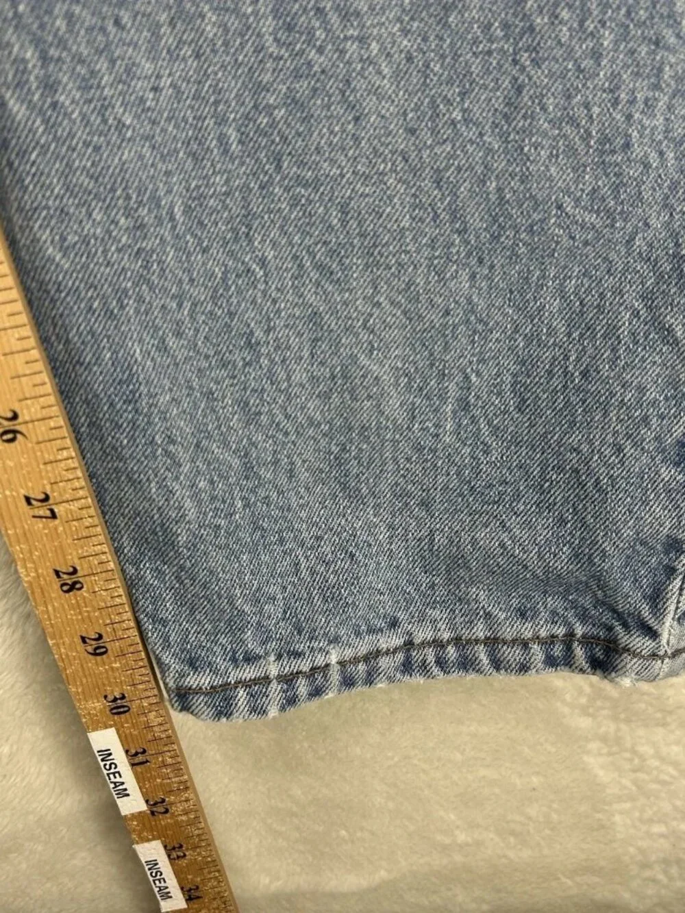 Vintage Levis 550 Jeans Mens Tag-36x36 Blue Denim Relaxed‎ USA Made “READ”